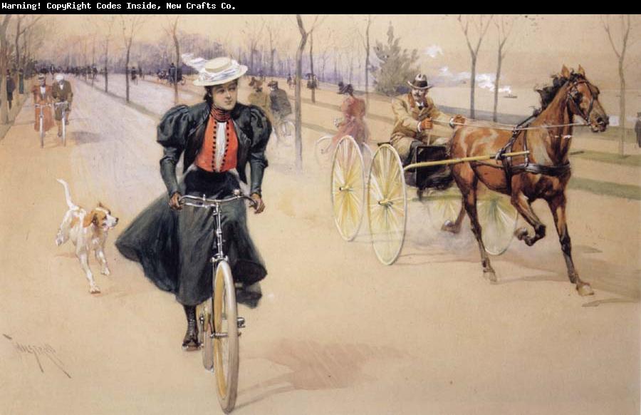 Thure de Thulstrup Depicts the Latest modes of Transportaion